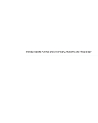 صورة الغلاف: Introduction to Animal and Veterinary Anatomy and Physiology 4th edition 9781789241150
