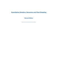 Titelbild: Quantitative Genetics, Genomics and Plant Breeding 2nd edition 9781789240214