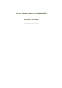 Immagine di copertina: Climate Change Impacts and Sustainability 1st edition 9781789242966