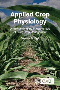 Titelbild: Applied Crop Physiology 9781789245950