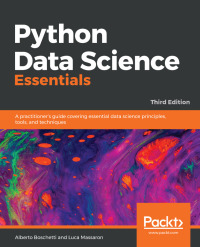 Cover image: Python Data Science Essentials 3rd edition 9781789537864