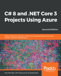 Imagen de portada: C# 8 and .NET Core 3 Projects Using Azure 2nd edition 9781789612080