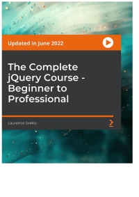 Imagen de portada: The Complete jQuery Course - Beginner to Professional 1st edition 9781789612837
