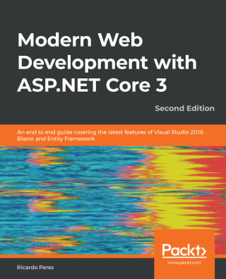 Cover image: Modern Web Development with ASP.NET Core 3 2nd edition 9781789619768