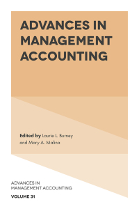 Cover image: Advances in Management Accounting 9781789732788