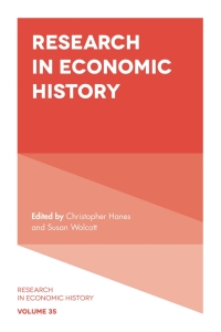 Cover image: Research in Economic History 9781789733044