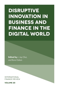 Immagine di copertina: Disruptive Innovation in Business and Finance in the Digital World 9781789733822