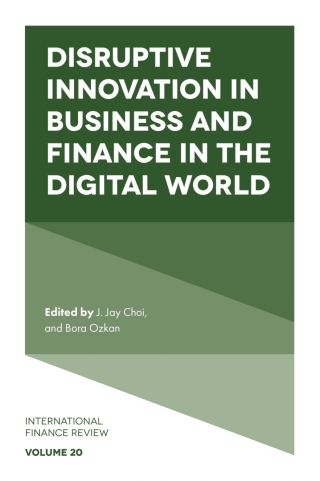 Imagen de portada: Disruptive Innovation in Business and Finance in the Digital World 9781789733822