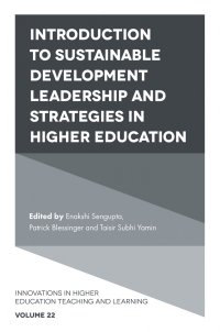 Cover image: Introduction to Sustainable Development Leadership and Strategies in Higher Education 1st edition 9781789736489