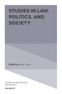 Cover image: Studies in Law, Politics, and Society 9781789737288