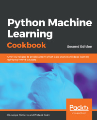 Cover image: Python Machine Learning Cookbook 2nd edition 9781789808452