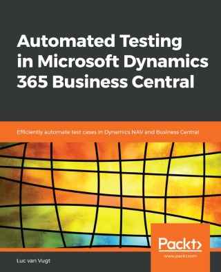 Imagen de portada: Automated Testing in Microsoft Dynamics 365 Business Central 1st edition 9781789804935