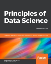 Cover image: Principles of Data Science 2nd edition 9781789804546