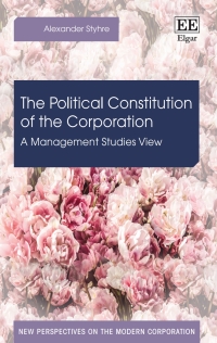 Imagen de portada: The Political Constitution of the Corporation 1st edition 9781789900767