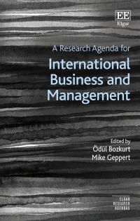 Imagen de portada: A Research Agenda for International Business and Management 1st edition 9781789902037