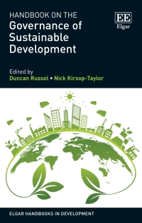 表紙画像: Handbook on the Governance of Sustainable Development 1st edition 9781789904314