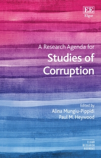 Imagen de portada: A Research Agenda for Studies of Corruption 1st edition 9781789904994