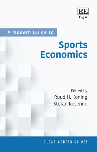 Cover image: A Modern Guide to Sports Economics 1st edition 9781789906523