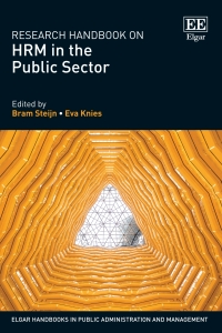 Imagen de portada: Research Handbook on HRM in the Public Sector 1st edition 9781789906615