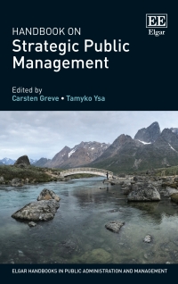 Cover image: Handbook on Strategic Public Management 1st edition 9781789907186