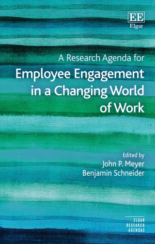 Cover image: A Research Agenda for Employee Engagement in a Changing World of Work 1st edition 9781789907841