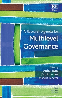 Cover image: A Research Agenda for Multilevel Governance 1st edition 9781789908367