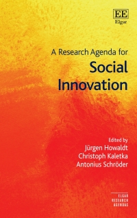 Cover image: A Research Agenda for Social Innovation 1st edition 9781789909340