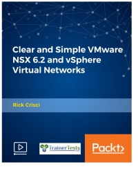 Cover image: Clear and Simple VMware NSX 6.2 and vSphere Virtual Networks 1st edition 9781789952995