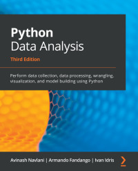 Cover image: Python Data Analysis 3rd edition 9781789955248