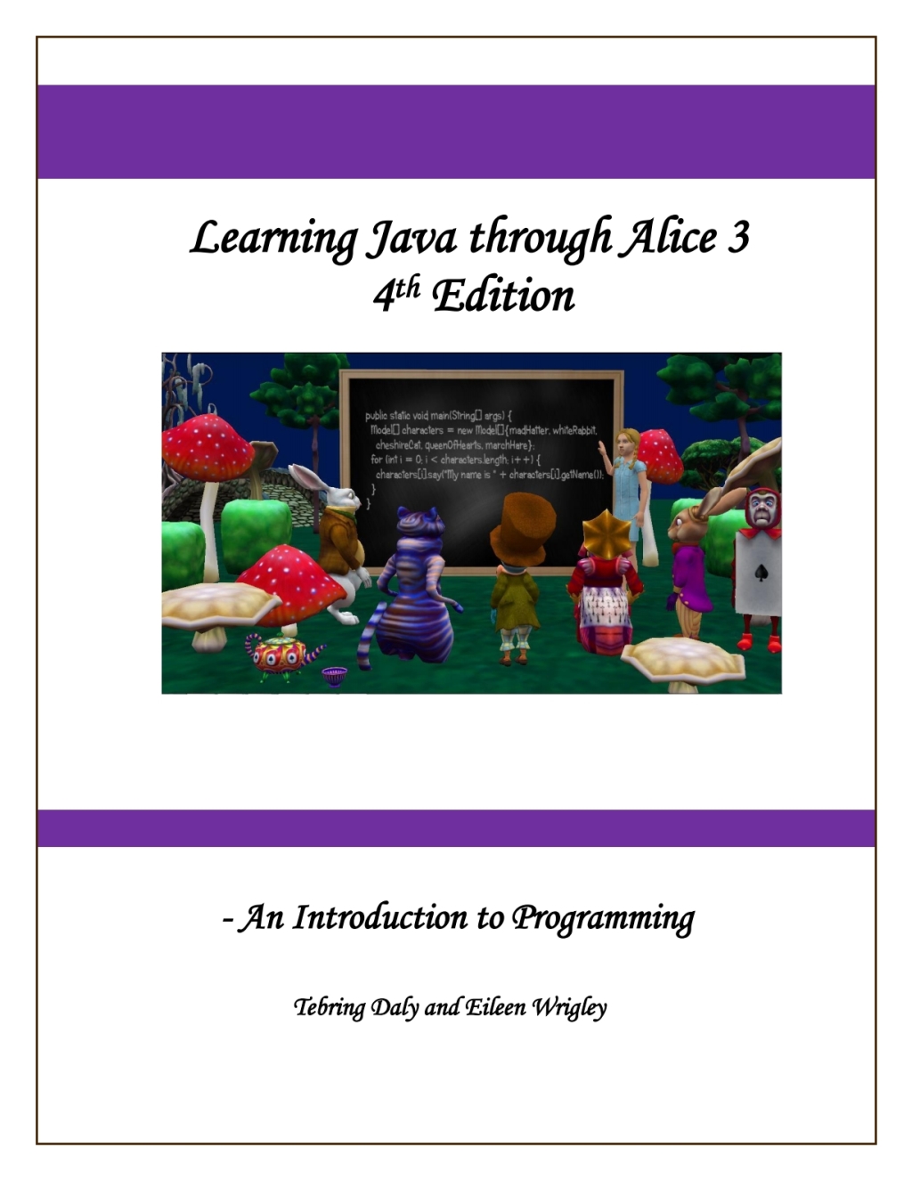 Learning Java through Alice 3 4th Edition