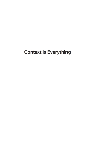 Cover image: Context Is Everything 9781793556189