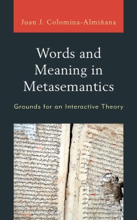 Omslagafbeelding: Words and Meaning in Metasemantics 9781793609465