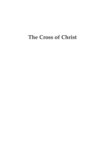 Cover image: The Cross of Christ 9781793617453