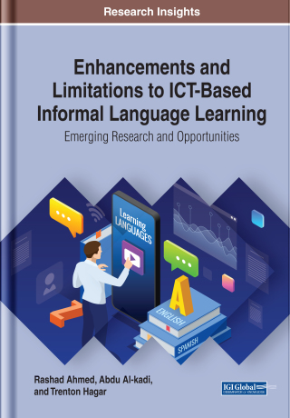 Imagen de portada: Enhancements and Limitations to ICT-Based Informal Language Learning: Emerging Research and Opportunities 9781799821168