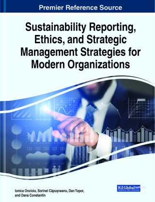 Cover image: Sustainability Reporting, Ethics, and Strategic Management Strategies for Modern Organizations 9781799846376