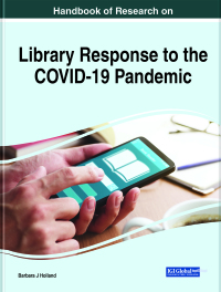 Omslagafbeelding: Handbook of Research on Library Response to the COVID-19 Pandemic 9781799864493
