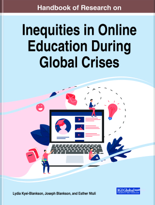 Imagen de portada: Handbook of Research on Inequities in Online Education During Global Crises 9781799865339