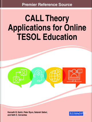 Cover image: CALL Theory Applications for Online TESOL Education 9781799866091