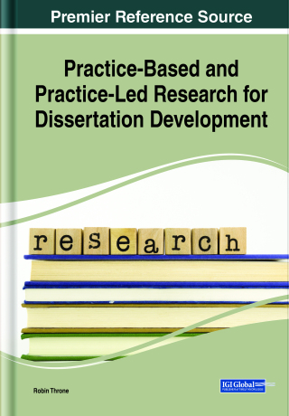 Titelbild: Practice-Based and Practice-Led Research for Dissertation Development 9781799866640