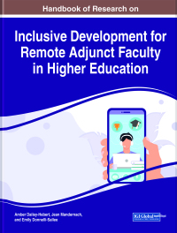 Cover image: Handbook of Research on Inclusive Development for Remote Adjunct Faculty in Higher Education 9781799867586