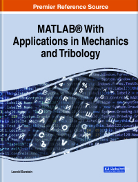 Cover image: MATLAB® With Applications in Mechanics and Tribology 9781799870784