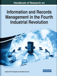 Omslagafbeelding: Handbook of Research on Information and Records Management in the Fourth Industrial Revolution 9781799877400
