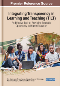 Imagen de portada: Integrating Transparency in Learning and Teaching (TILT): An Effective Tool for Providing Equitable Opportunity in Higher Education 9781799895497