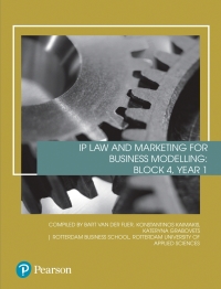 Immagine di copertina: Custom eBook, Rotterdam Business School, IP Law and Marketing for Business Modelling: Block 4, Year 1 1st edition 9781800062474