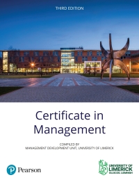 Titelbild: Custom eBook, Limerick, Certificate in Management, 3e 3rd edition 9781800064478