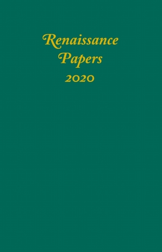 Cover image: Renaissance Papers 2020 1st edition 9781640141124