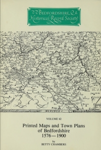 表紙画像: Printed Maps and Town Plans of Bedfordshire 1576-1900