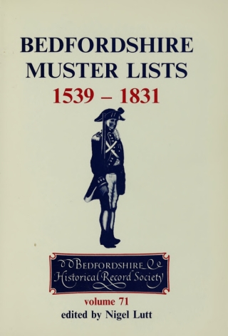 Cover image: Bedfordshire Muster Lists 1539-1831 9780851550541