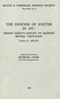 表紙画像: The Diocese of Exeter in 1821 9780901853073