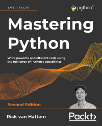 Cover image: Mastering Python 2nd edition 9781800207721